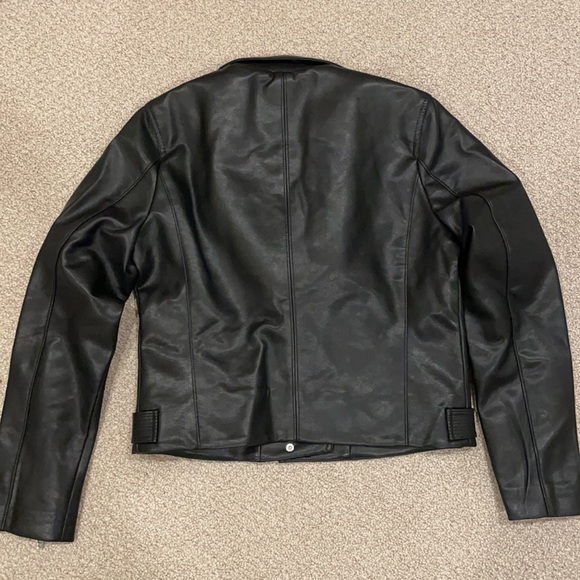 Free People Leather Jacket (Size: M) - Picture 4 of 4